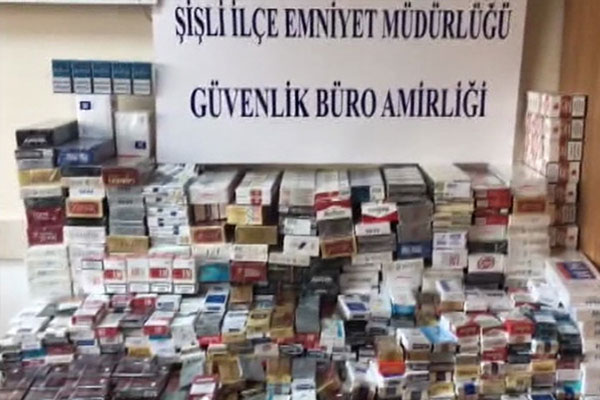 İstanbul’da kaçak sigara operasyonu