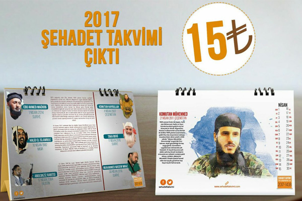 Şehadet Takvimi 2017-1438 çıktı