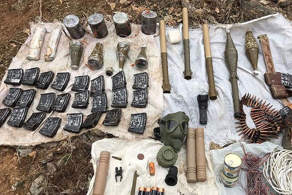 Şırnak'ta PKK'ya ait 4 EYP ele geçirildi