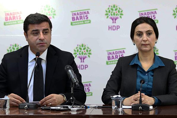 HDP'den Yargıtay'a Demirtaş ve Yüksekdağ sorusu