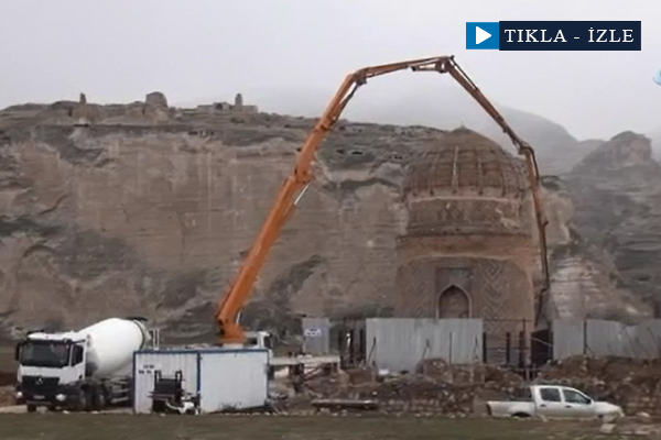 650 yıllık türbe 2 kilometre taşınacak