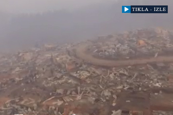 Bir kent kül oldu