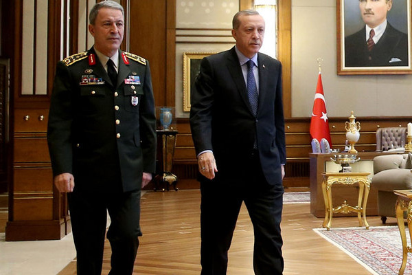 Erdoğan, Hulusi Akar'ı kabul etti