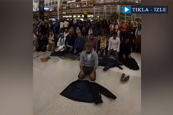 New York'ta namaz kıldılar