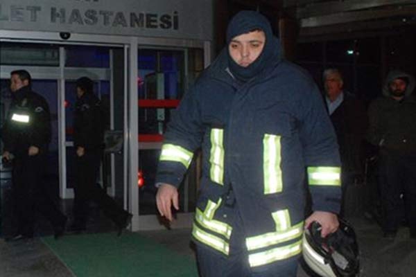 Hastanede korkutan yangın