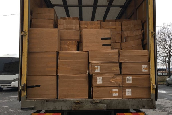 İstanbul’da 183 bin paket kaçak sigara ele geçirildi