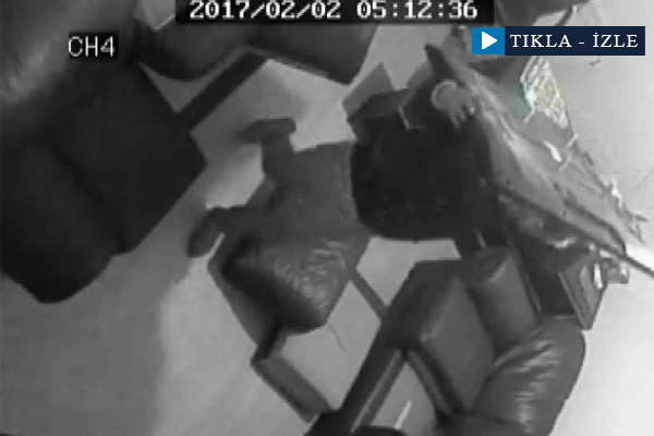 3 dakikada plazmayı çalıp kaçtılar