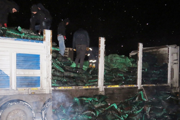 Nusaybin’de kaçak sigara operasyonu