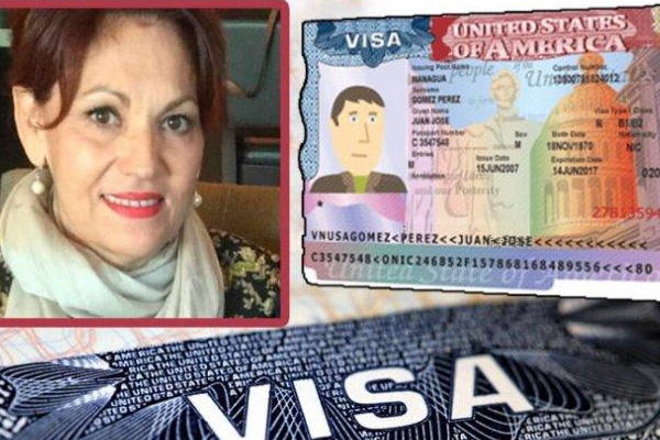 Meksikalı kadın, Trump'ı protesto için ABD vizesini iade etti