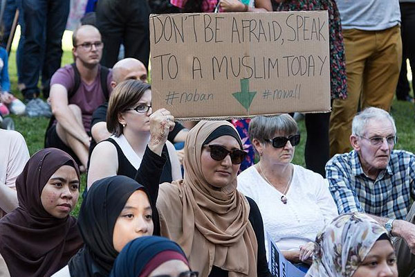 Avustralya’da Trump protestosu