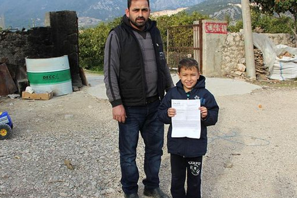 8 yaşındaki çocuğa haciz gönderdiler