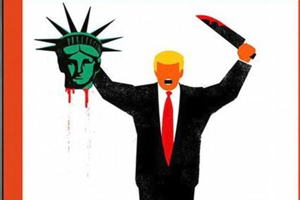 Alman dergisinin Trump kapağı ortalığı karıştırdı