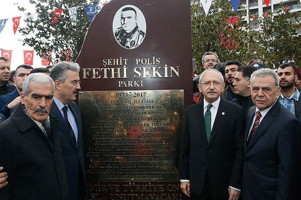 Şehit Polis Fethi Sekin Parkı açıldı