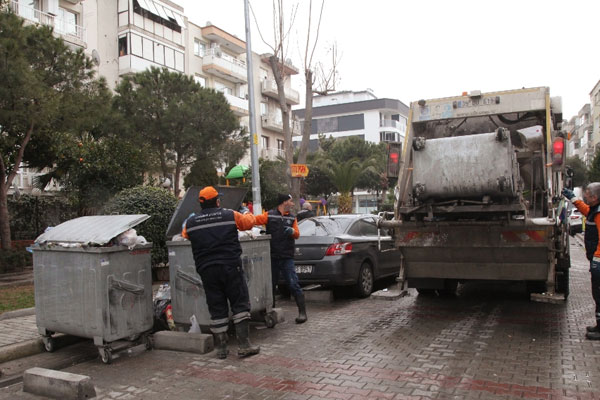 Çöpler 4 gün sonra toplandı