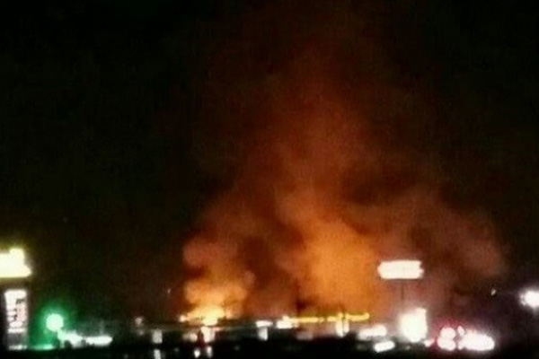 Benzin istasyonunda korkutan yangın