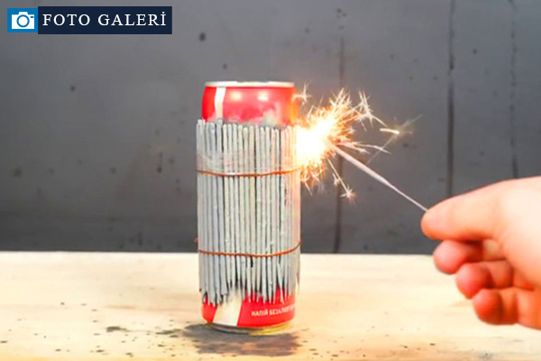 Maytap geçirdiği şeyleri ateşe verdi!