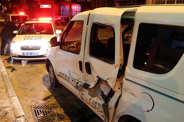 Bursa'da trafik kazası