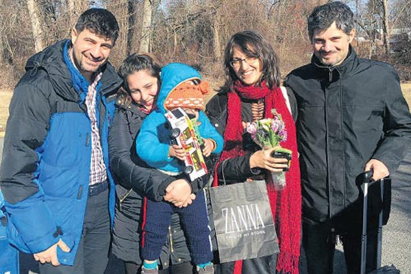 Suriyeli Nael Zaino, ABD'ye gidebildi