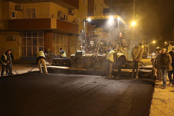 Silopi'de PKK'ya asfaltlı önlem