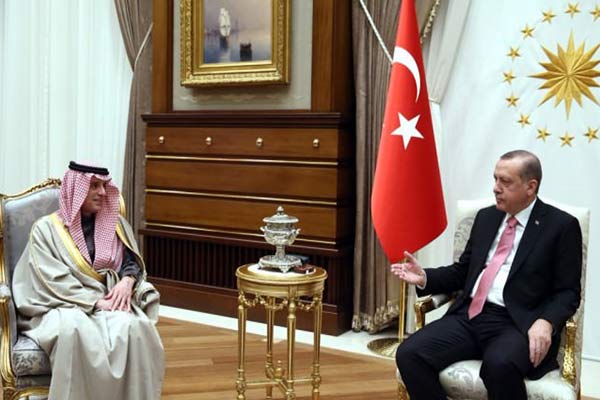 Erdoğan Suudi Bakan'ı kabul etti