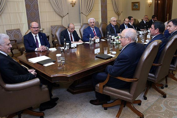 Başbakan Yıldırım ATO Başkanı Baran'ı kabul etti