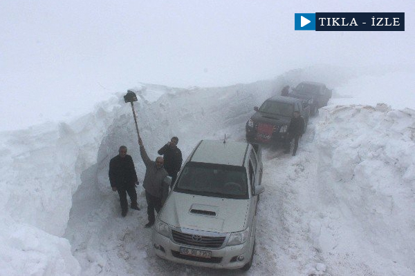Muş'ta kar kalınlığı 5 metreyi geçti