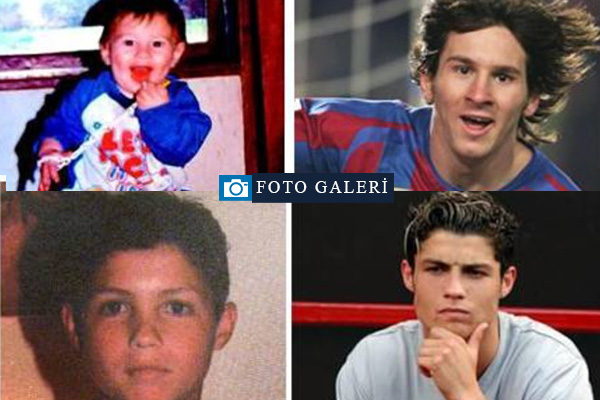 Futbolcuların çocukluk fotoğrafları
