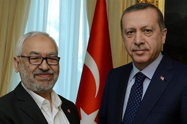 Erdoğan, Gannuşi'yi kabul etti