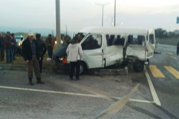 Kütahya Gediz’de trafik kazası