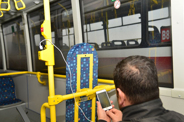 Diyarbakır otobüslerinde ücretsiz internet dönemi