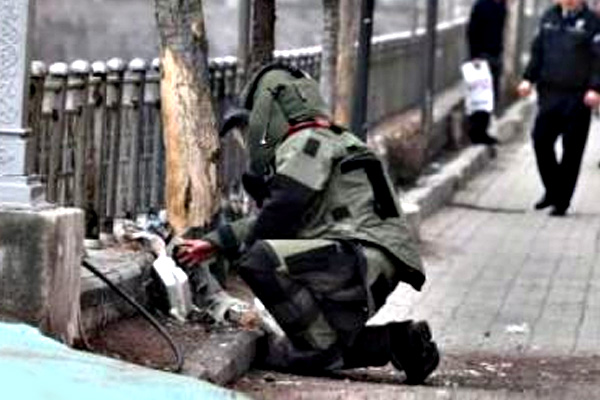 Cumhurbaşkanı Erdoğan'ın geçiş güzergahında şüpheli poşet