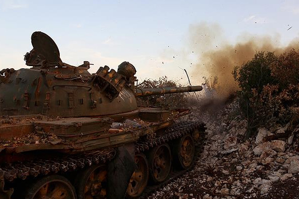 Lazkiye'deki Reşa Tepesi muhaliflerde