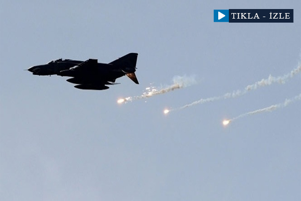 Türk jetleri IŞİD tünellerini vurdu