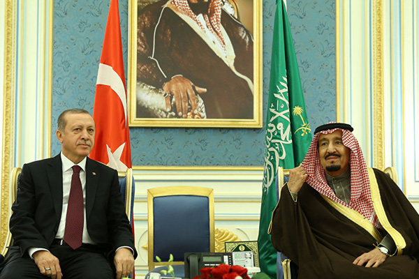 Erdoğan, Suudi Arabistan'da