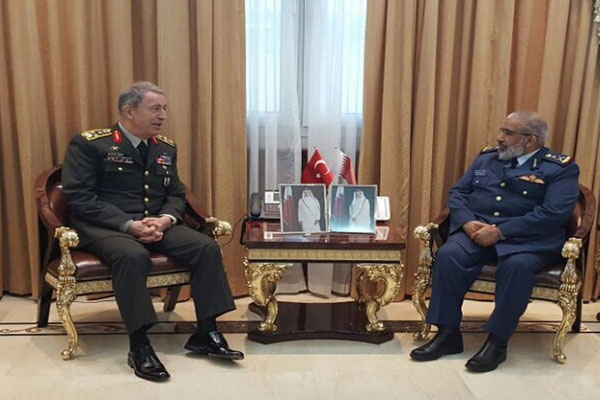 Hulusi Akar, Katarlı mevkidaşı ile görüştü