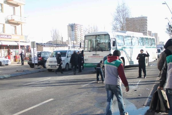 Kayseri’de 11 araç birbirine girdi