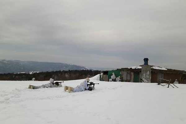Komandolar Karadeniz yaylalarında operasyona çıktı