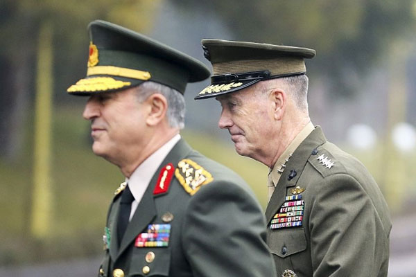 Akar ve Dunford İncirlik'te görüşecek