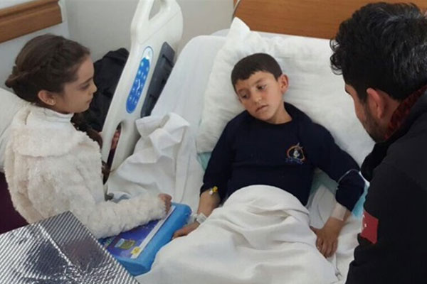 Suriyeli Bana ile Abdülbasid buluştu