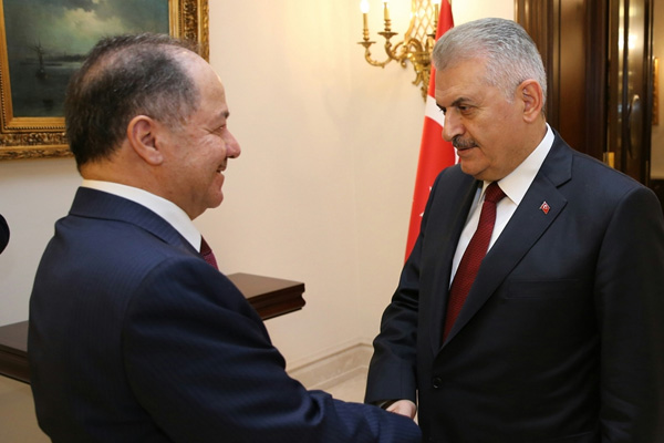 Başbakan Yıldırım Barzani ile görüşecek