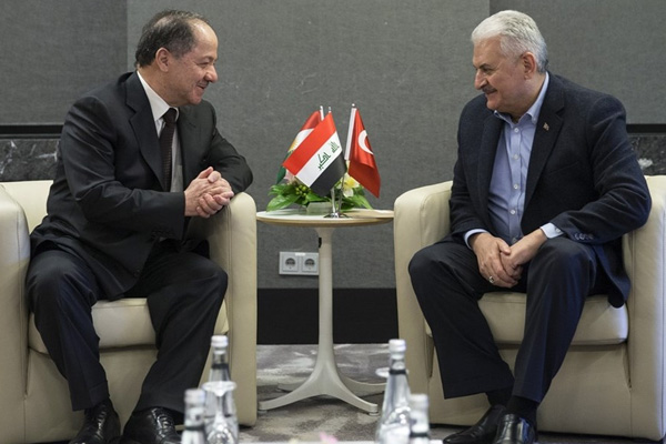 Başbakan Yıldırım ve Barzani bir araya geldi