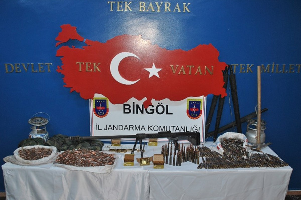 Bingöl’de 1,5 ton amonyum nitrat ele geçirildi