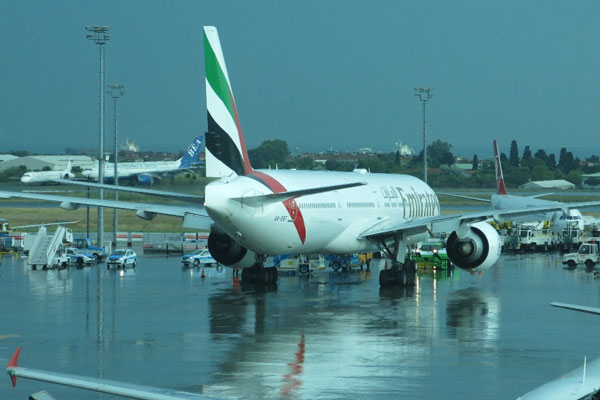 Yağmur uçuşları olumsuz etkiledi