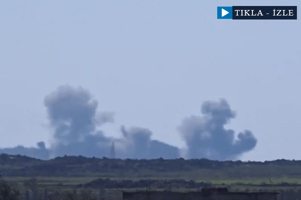 Dera'da sivillere yönelik hava saldırıları devam ediyor