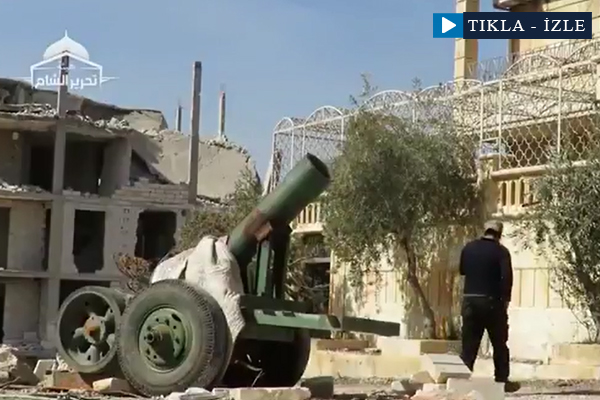 Muhalifler rejim milislerini ağır silahlarla bombaladı