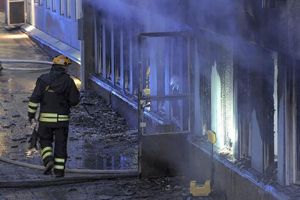 İsveç'te İslam kültür derneği kundaklandı