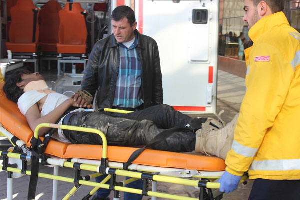 Suriye’de yaralanan 10 ÖSO askeri Kilis’e getirildi