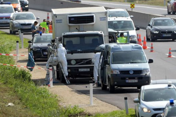 Kamyonet kasasında onlarca ceset bulundu