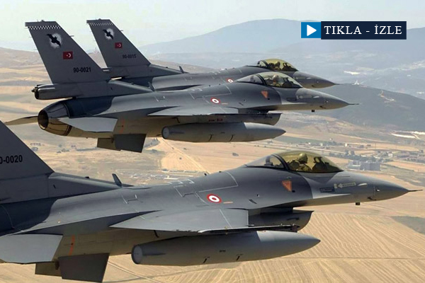 Türk jetleri IŞİD'i vurdu