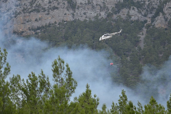 Antalya'daki yangın kontrol altına alındı